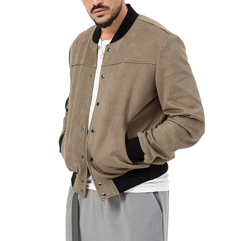 Herren modische Bomberjacke mit eleganten Details und praktischen Taschen Echoarchiv