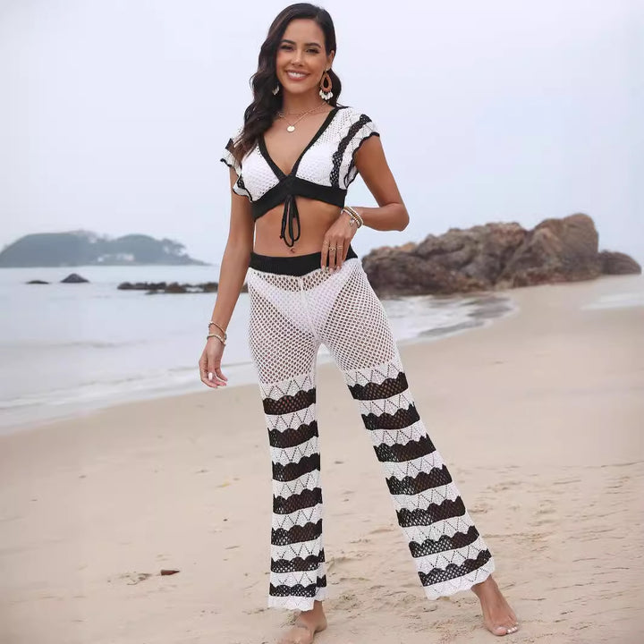 Damen gehäkelte Strandhose Echo Archiv