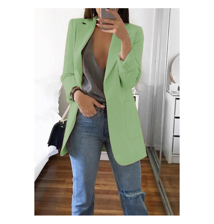 Damen eleganter Blazer mit tailliertem Schnitt und praktischen Taschen Echo Archiv