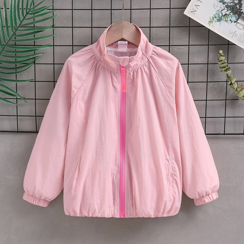 Damen nan leichte Übergangsjacke mit Stehkragen, Mesh-Futter und elastischen Bündchen Echo Archiv
