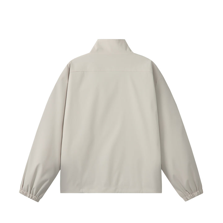 Unisex Leichte, Packbare Funktionsjacke im Oversize-Boxy-Schnitt mit Stehkragen Echoarchiv