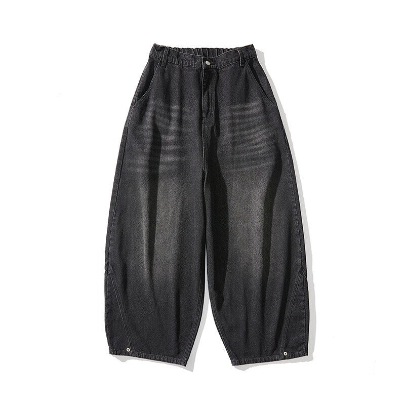 Herren nan extraweite Baggy-Jeans mit tiefem Schritt, relaxed Low-Crotch Schnitt und weitem Saum Echo Archiv