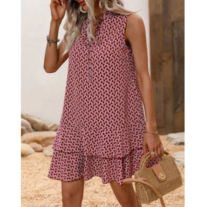 Echoarchiv | Boho Print Shift Midi Kleid