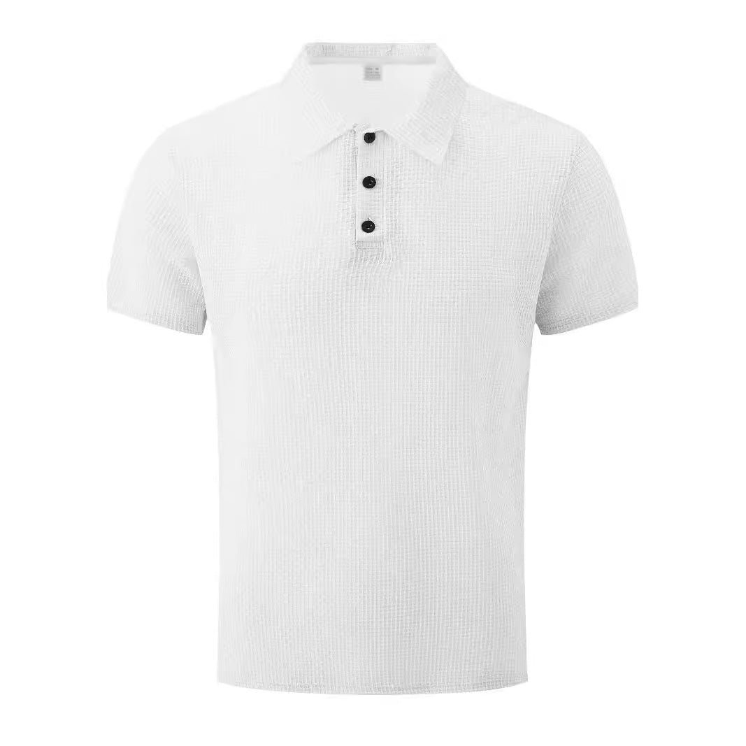 Herren Polohemd mit strukturiertem Design von Echoarchiv