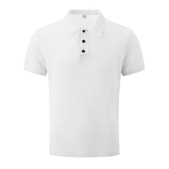 Herren Polohemd mit strukturiertem Design von Echoarchiv