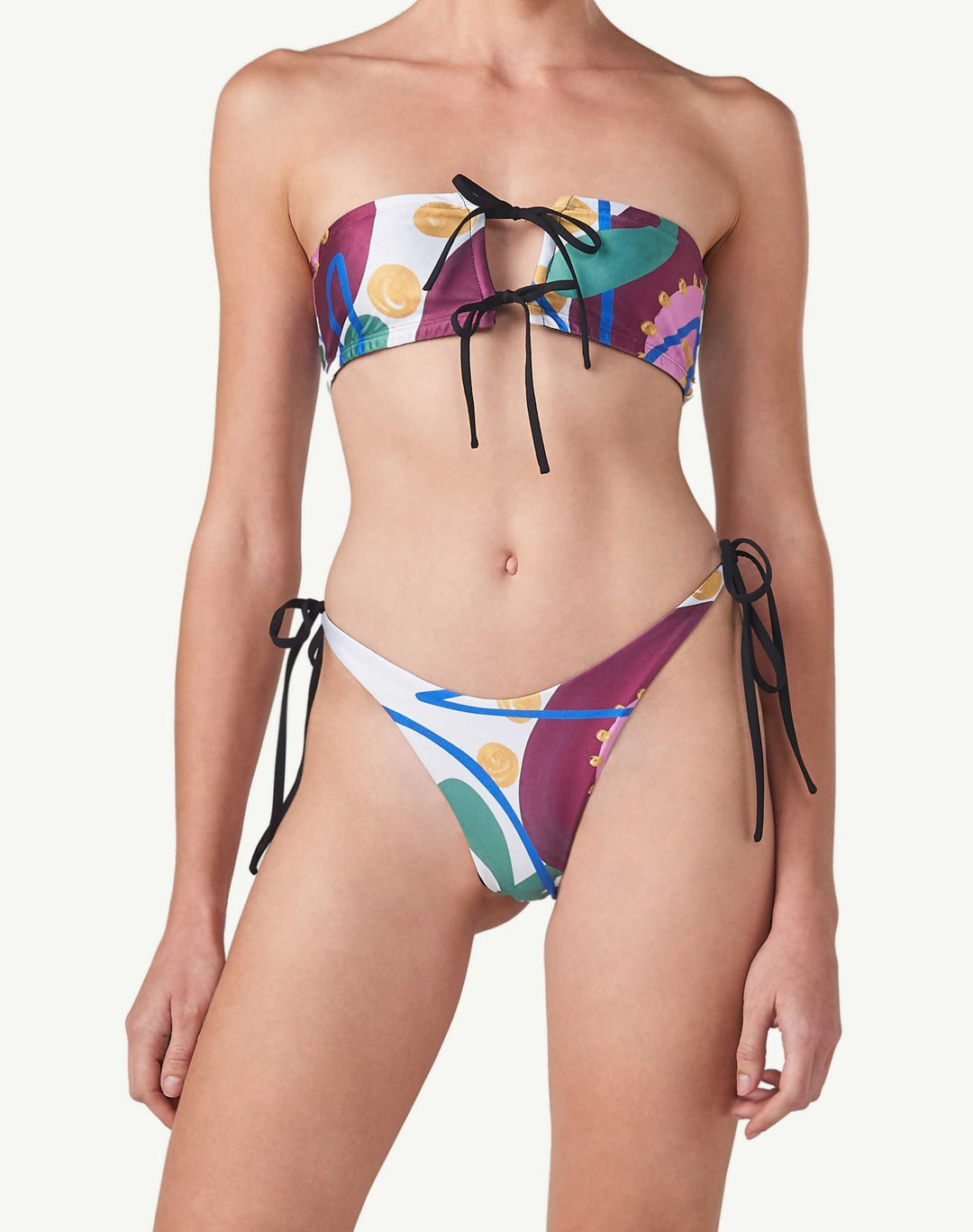 Damen Bandeau-Bikini mit stilvollem Bindesystem Echo Archiv
