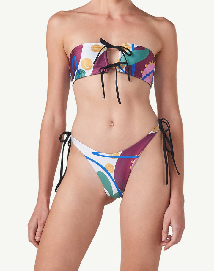 Damen Bandeau-Bikini mit stilvollem Bindesystem Echo Archiv