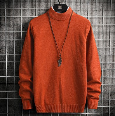 Herren warme Rollkragenpullover aus feinem Strickmaterial Echoarchiv