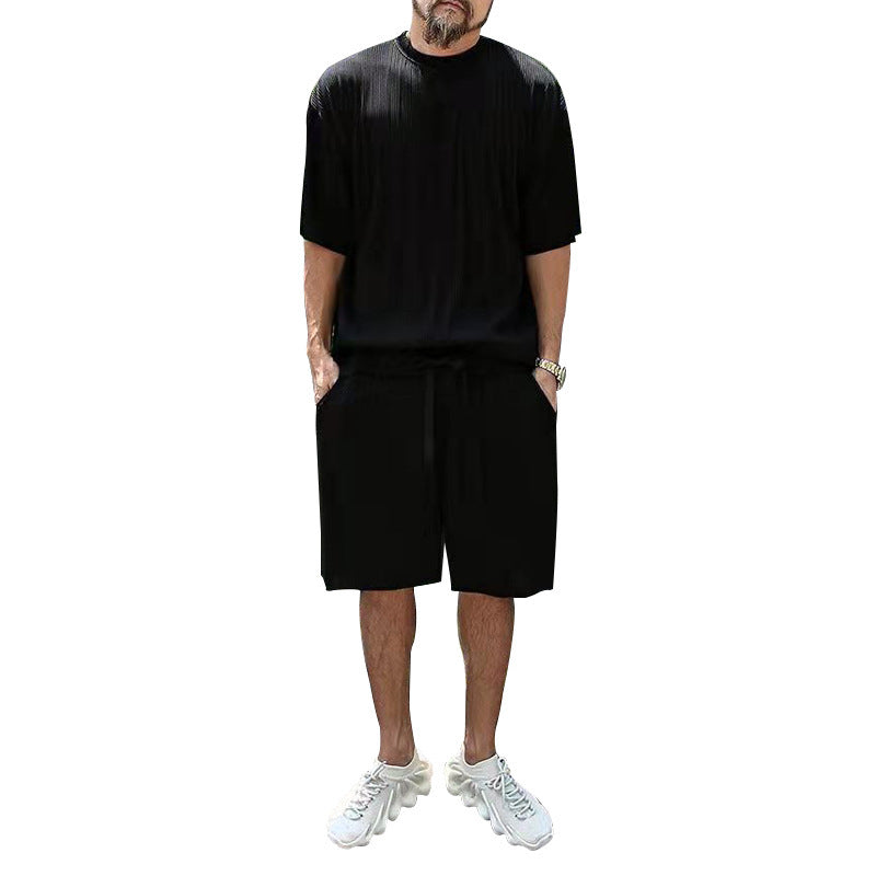 Herren Freizeitswear-Set mit atmungsaktivem Material und praktischen Seitentaschen Echoarchiv