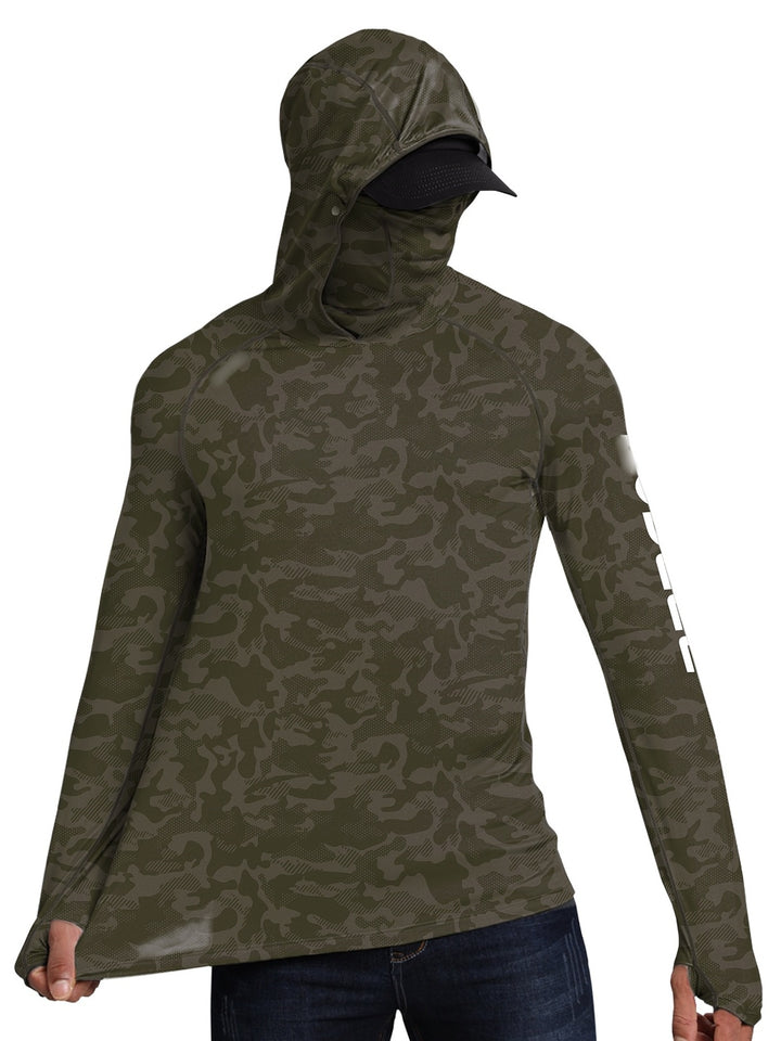 Herren Funktionales Outdoor Shirt mit Kapuze – Orvano