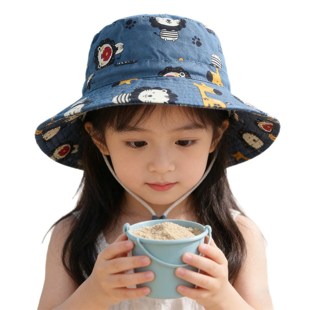 Unisex nan Kinder Sonnenhut mit verstellbarem Kinnband, breiter Krempe und fantasievollem Einhornprint  Echo Archiv