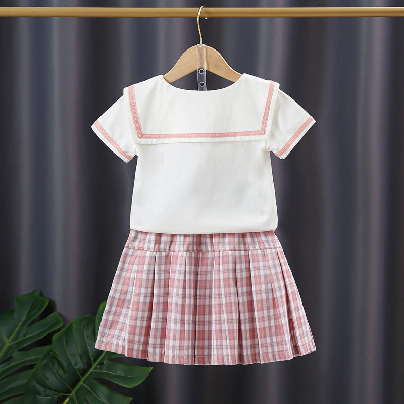 Mädchen Matrosen-Outfit mit Rüschen Echo Archiv
