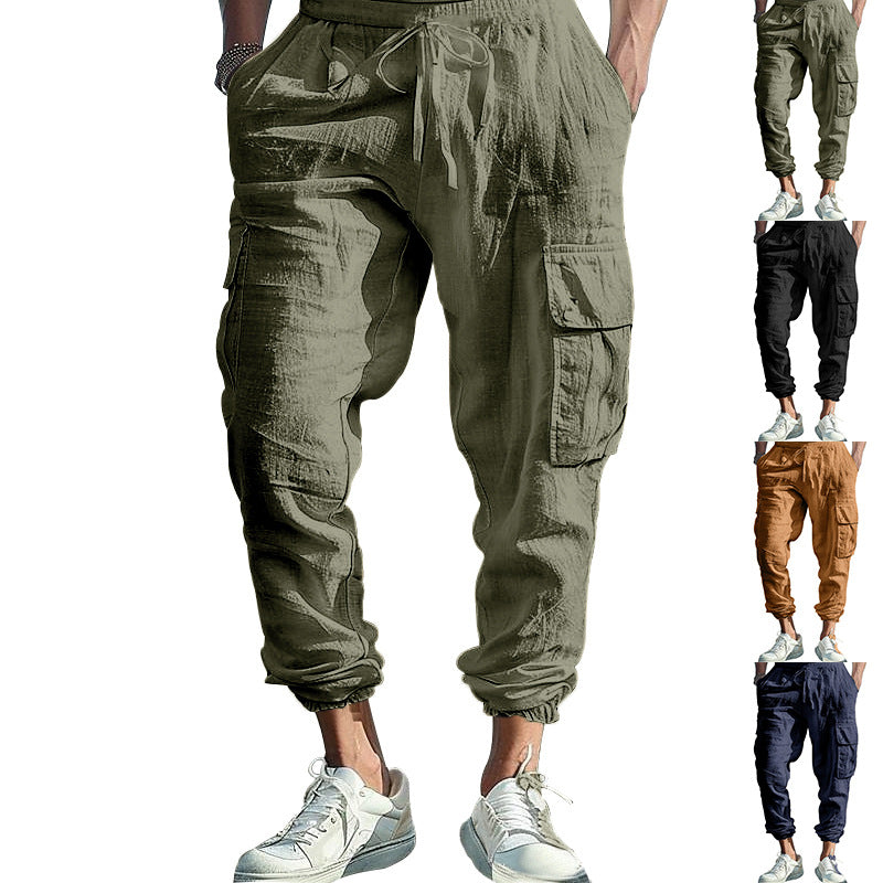 Herren Cargo-Hose mit elastischem Bund und praktischen Seitentaschen Echoarchiv