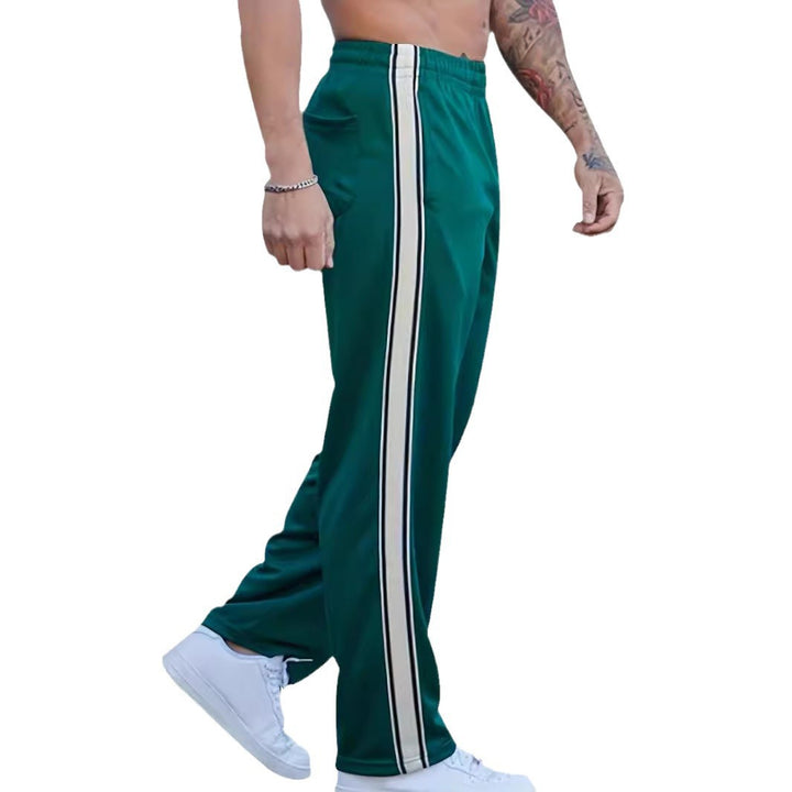 Herren Sportliche Freizeithose mit seitlichem Streifen Echoarchiv