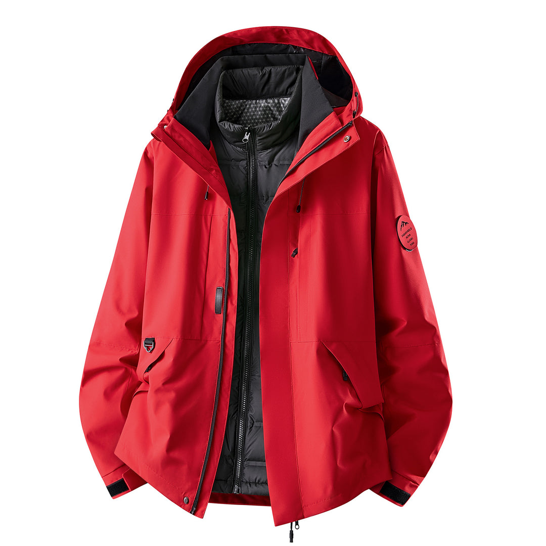 Damen Multifunktionale Outdoorjacke mit herausnehmbarer Stepp-Innenjacke Echoarchiv