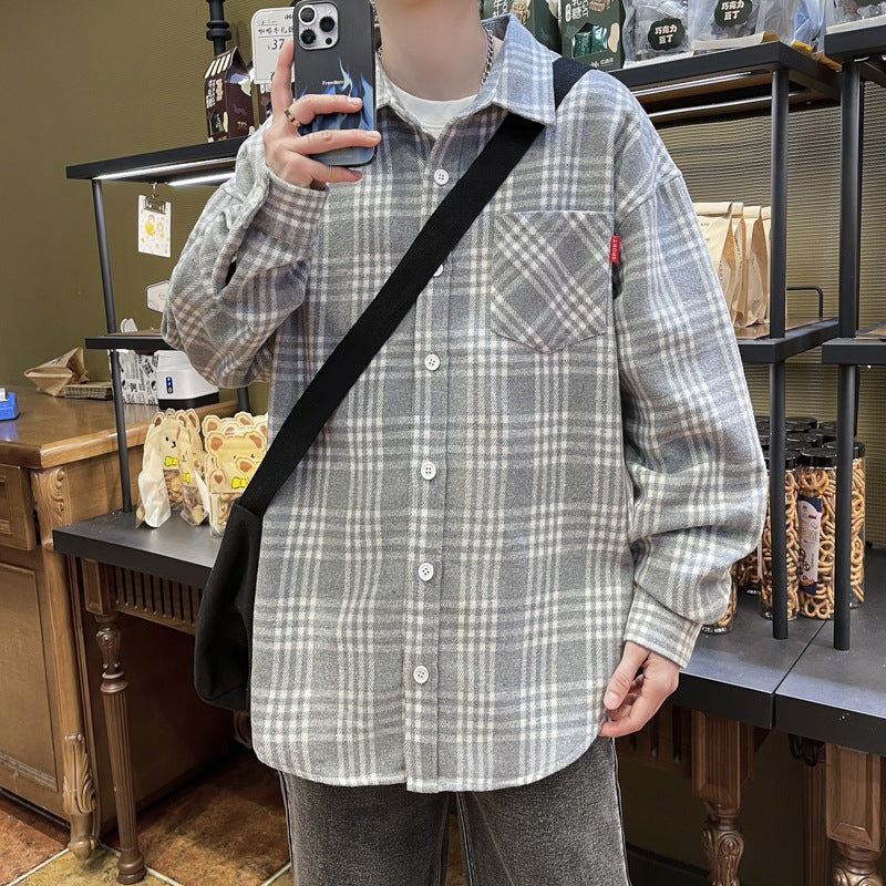 Unisex Karierte Flanellhemd Echo Archiv
