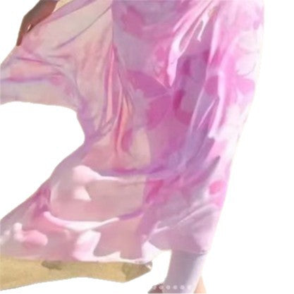 Damen Strandkleid mit Reißverschluss und langen Ärmeln Echo Archiv