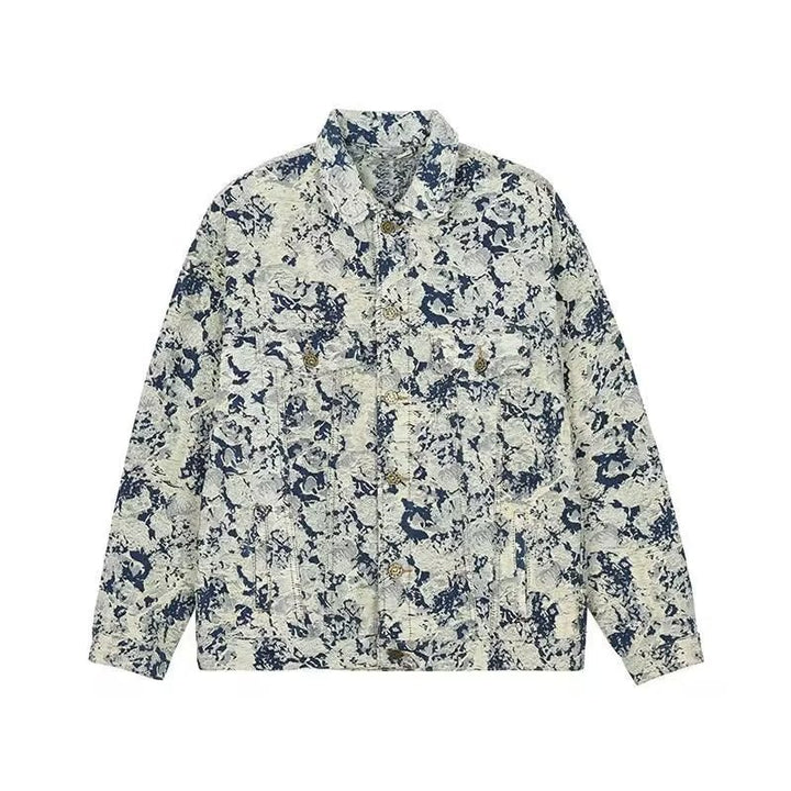 Damen Utility-Jacke mit floralem Muster Echoarchiv