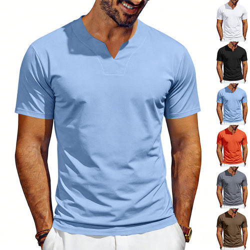 Herren nan V-Ausschnitt-Sportshirt mit ergonomischen Formnähten und elastischem Jersey Echo Archiv