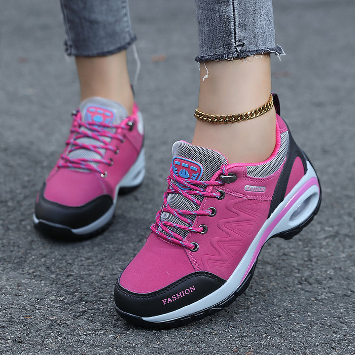 Damen nan sportliche Keil-Sneaker mit gepolsterter Luftkissen-Sohle Echo Archiv