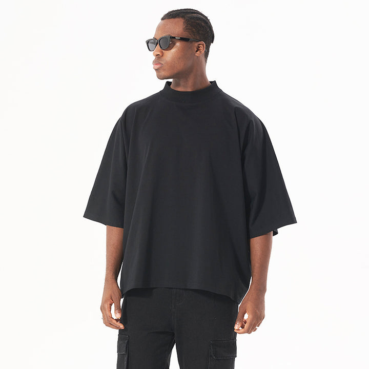Unisex Oversize Boxy T‑Shirt aus schwerer Baumwolle mit weitem Schnitt und verlängerten Ärmeln Echo Archiv