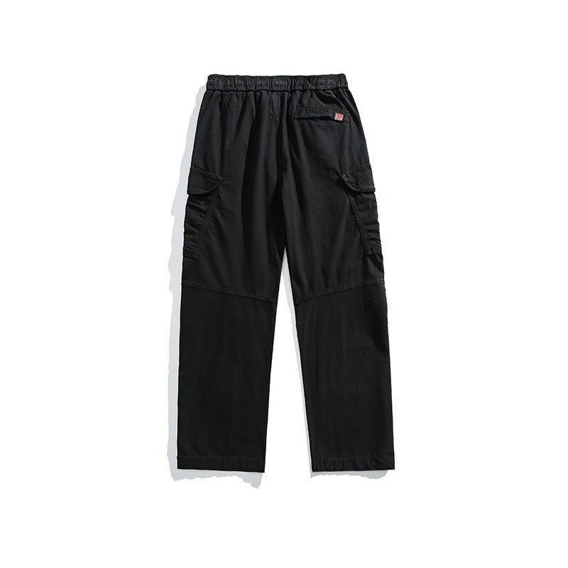 Herren Cargo-Hose mit elastischem Bund und multifunktionalen Taschen Echoarchiv