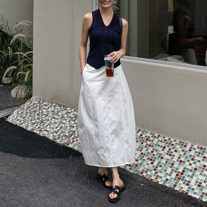 Damen Elegante und luftige Maxirock Echoarchiv