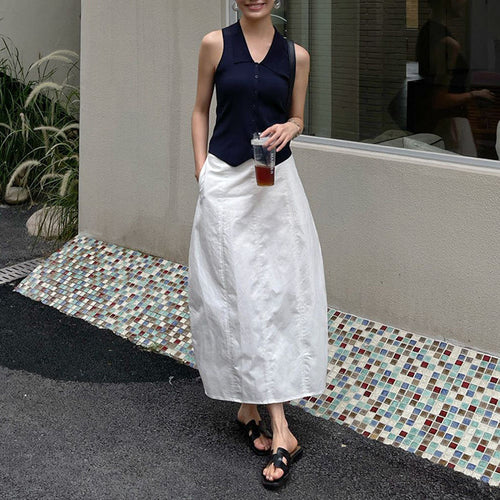 Damen Elegante und luftige Maxirock Echoarchiv