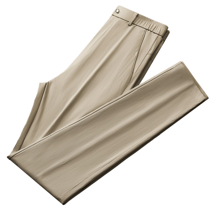 Herren modische Chino-Hose mit elastischem Bund und praktischen Taschen Echoarchiv