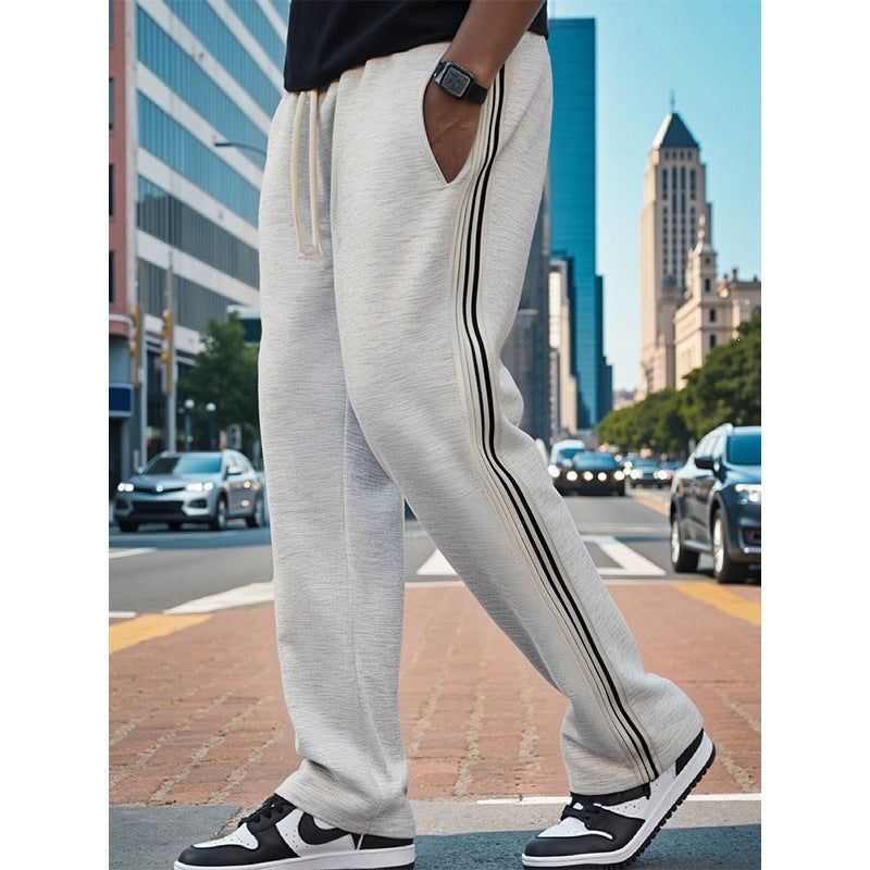 Herren Sportliche Freizeithose mit Kontraststreifen Echo Archiv