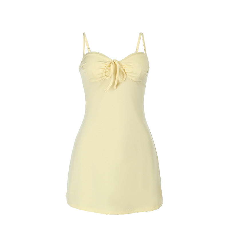 Damen Mini-Kleid mit verspieltem Knotendetail Echo Archiv