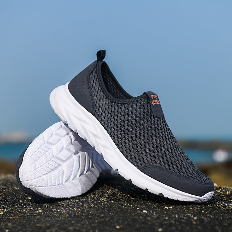 Unisex Atmungsaktive Schlupfsneaker aus Mesh mit rutschfester Leichtsohle – Norré