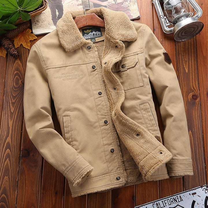 Herren Winterjacke mit Teddyfutter und praktischen Taschen Echo Archiv