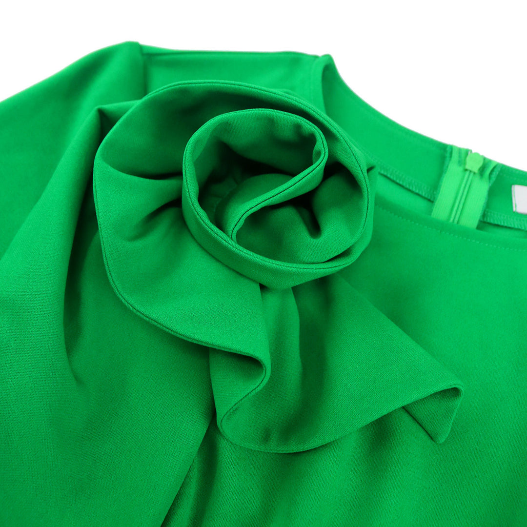 Damen Elegantes Etuikleid mit dekorativem Blumendetail Echo Archiv