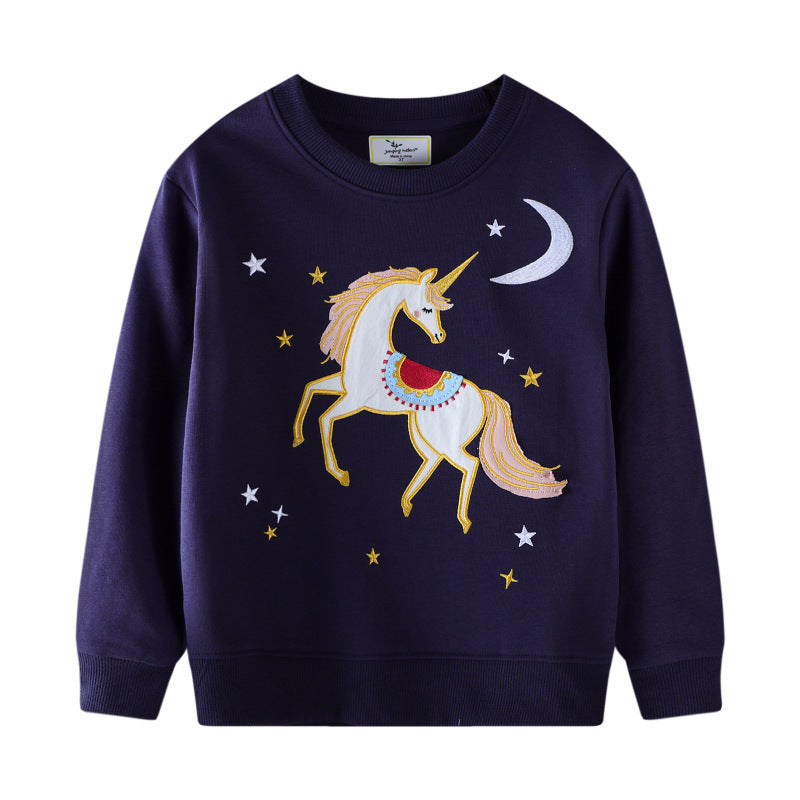 Mädchen Sweatshirt mit zauberhaftem Einhorn-Design Echo Archiv