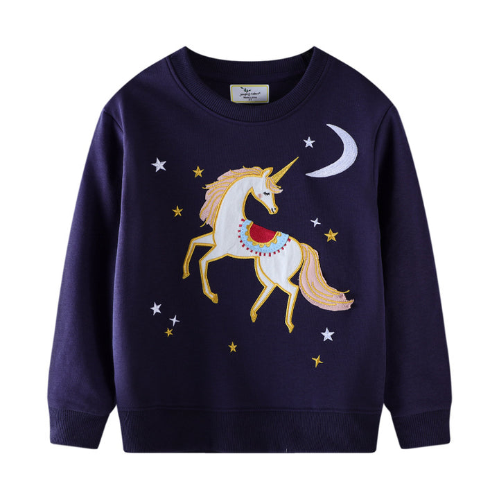 Mädchen Sweatshirt mit zauberhaftem Einhorn-Design Echo Archiv