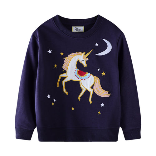 Mädchen Sweatshirt mit zauberhaftem Einhorn-Design Echo Archiv
