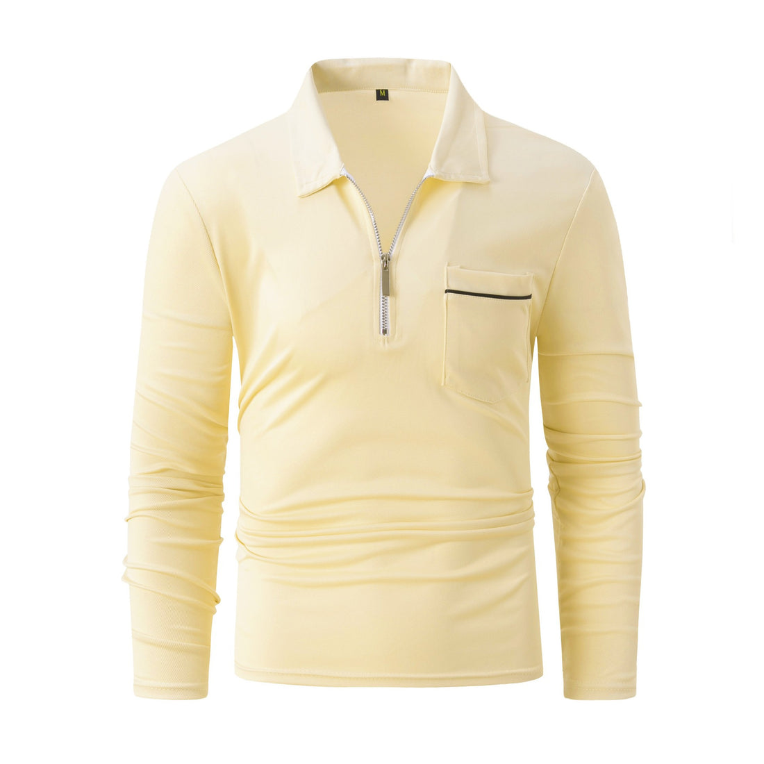 Herren Langarmshirt mit stylishen Reißverschluss-Details – Arvello