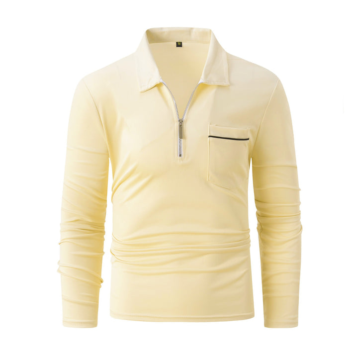Herren Langarmshirt mit stylishen Reißverschluss-Details Echoarchiv