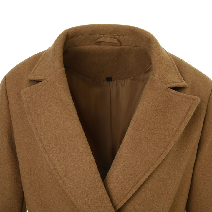 Damen Eleganter und zeitloser Wickelmantel Echo Archiv