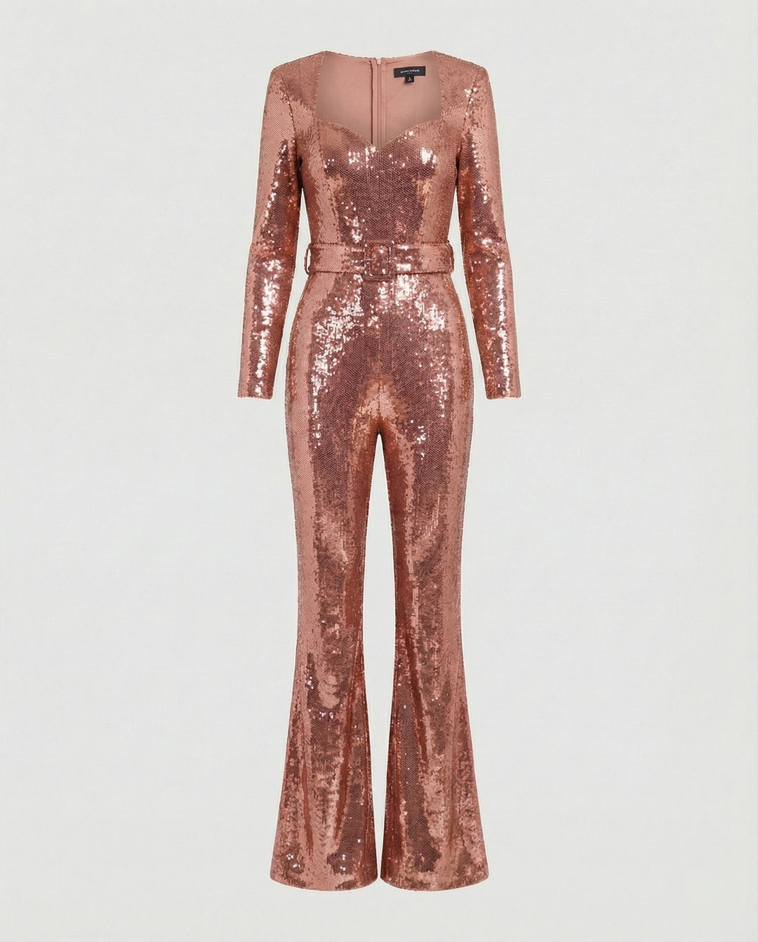 Damen Glamouröser Pailletten Jumpsuit mit schicker Taillierung – Solévia