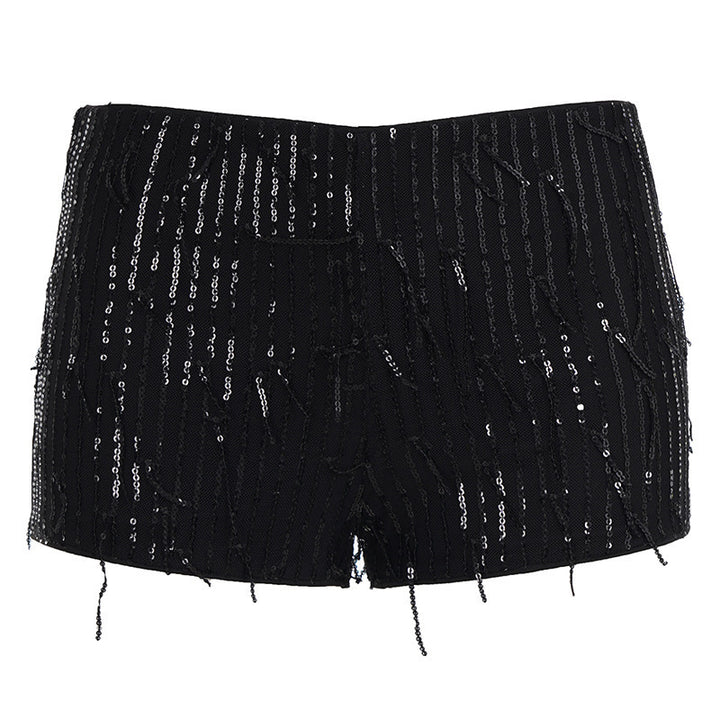 Damen glamouröse Pailletten-Shorts Echo Archiv