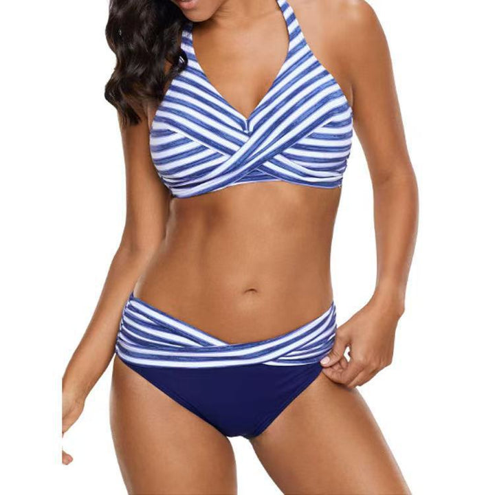 Damen Sportliches Bikini-Set mit hochgeschnittenem Bund Echo Archiv