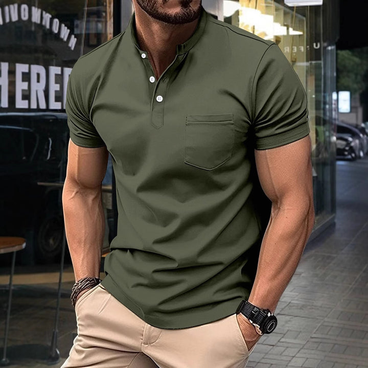 Herren Poloshirt mit modernem Kragen Echoarchiv