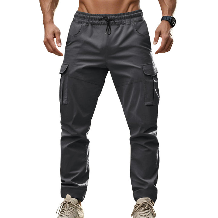 Herren Cargo-Hose mit praktischen Seitentaschen und elastischem Bund Echoarchiv