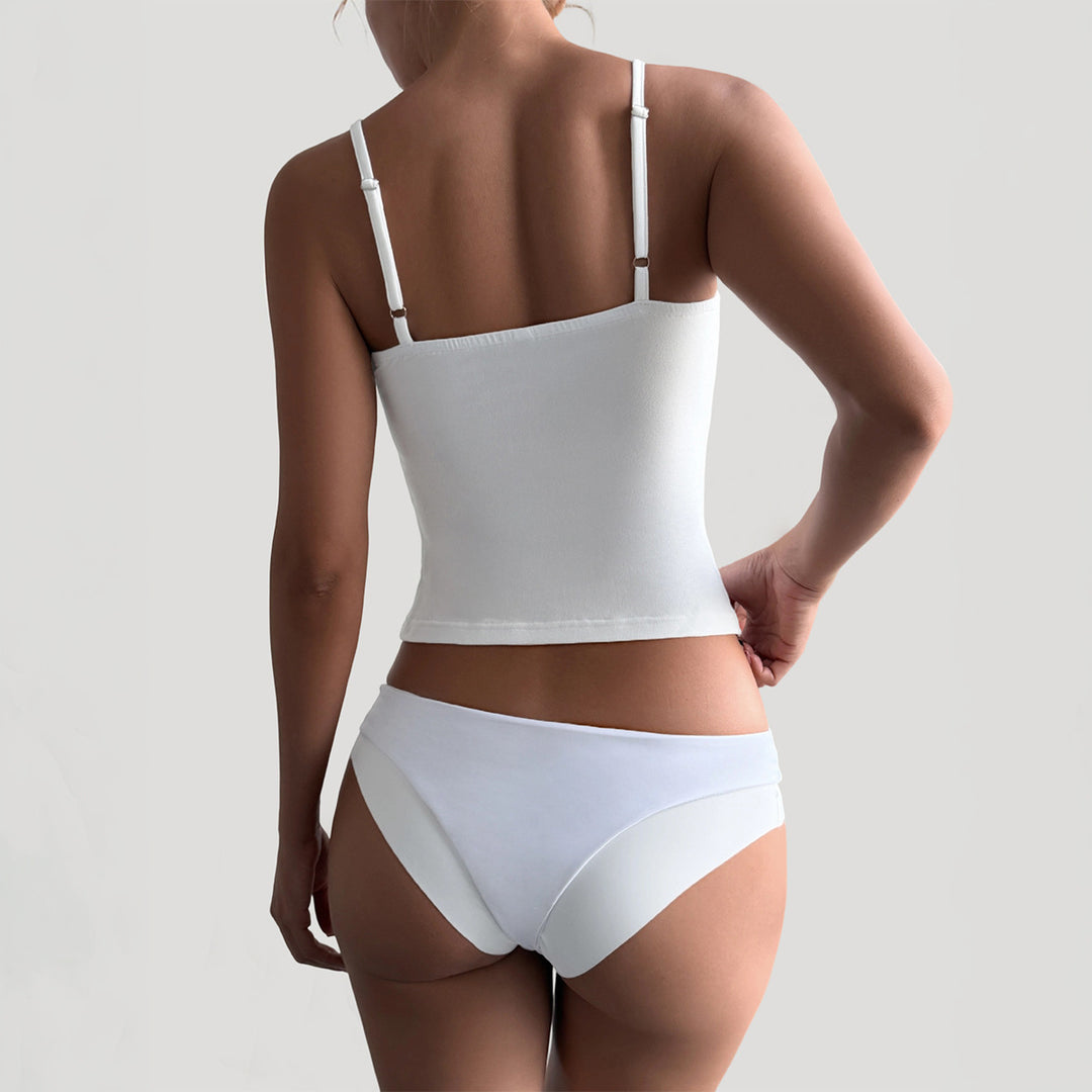 Damen Trägershirt mit körperbetontem Schnitt und feinem Material Echo Archiv