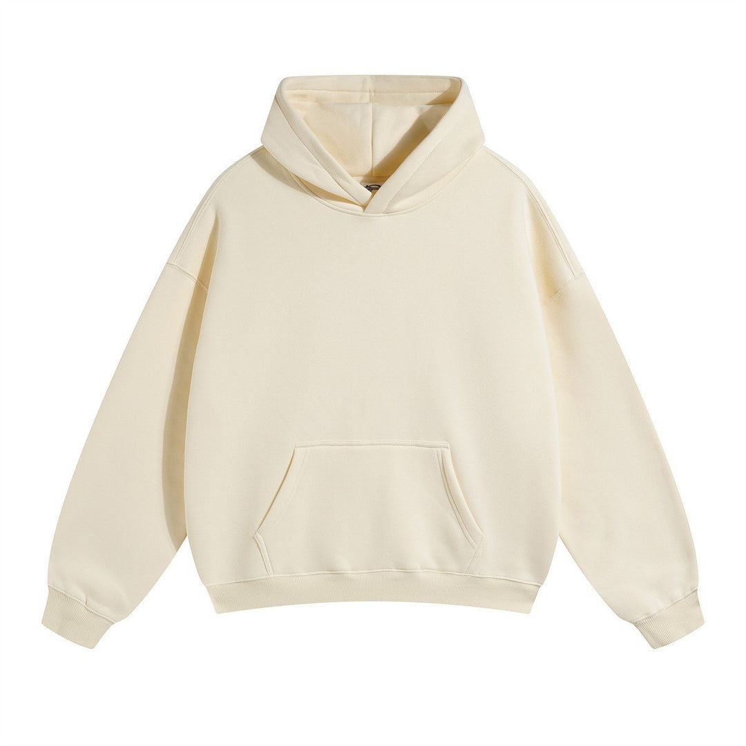 Unisex nan oversized Kapuzenpullover mit Kängurutasche und gerippten Bündchen Echo Archiv