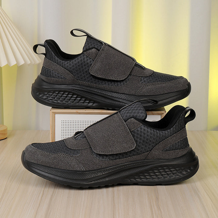Herren nan urbaner Slip-On-Sneaker mit Klett-Frontverschluss, elastischem Zugsystem und mehrschichtiger Dämpfung Echo Archiv