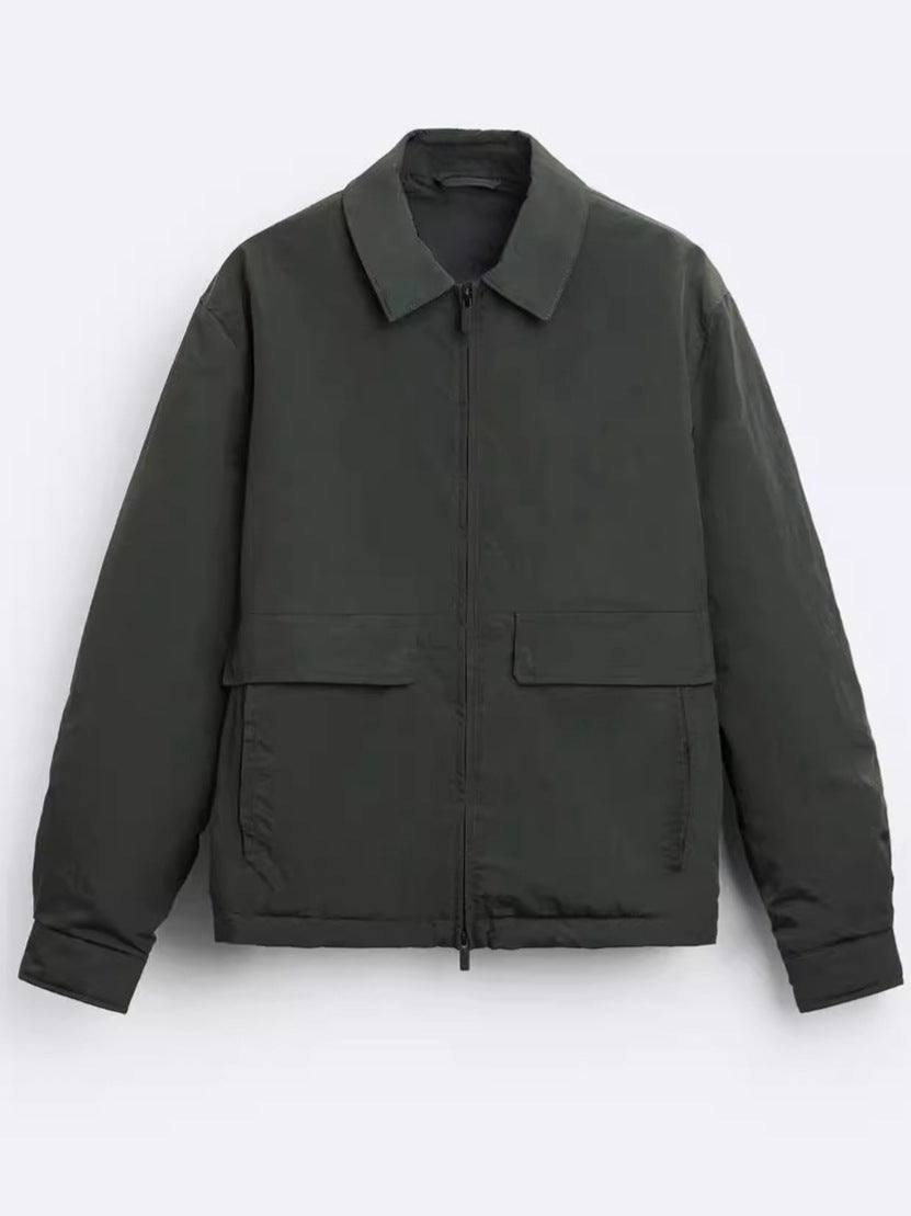 Herren lässige Jacke mit praktischen Taschen und modernem Schnitt Echoarchiv
