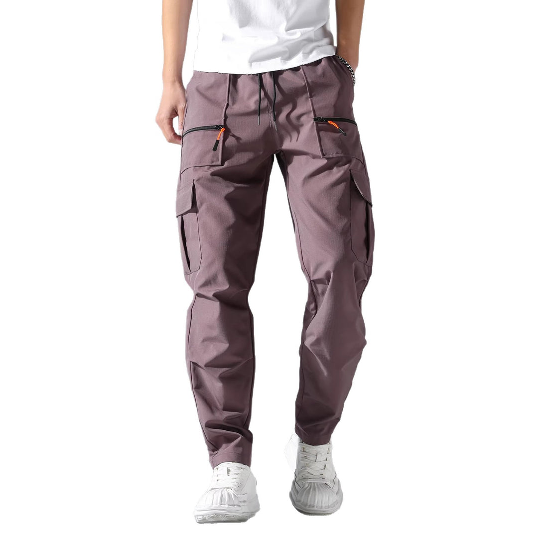 Herren Utility-Cargohose mit Reißverschlusstaschen, Tunnelzugbund & vorgeformten Kniepartien Echo Archiv